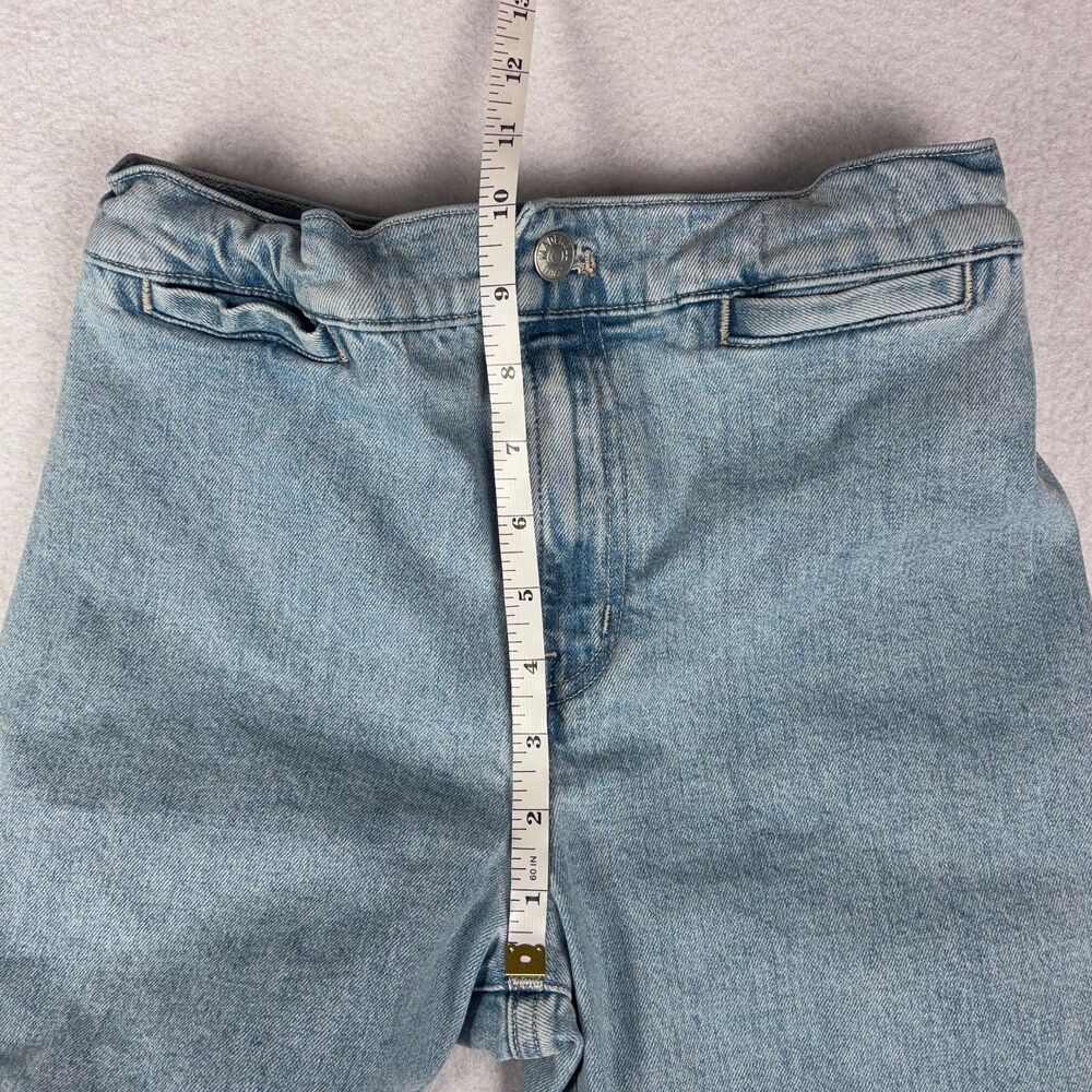 Madewell Emmett Wide-Leg Jeans Women's 25 Blue Light Wash Ankle Crop Normcore - Picture 7 of 10